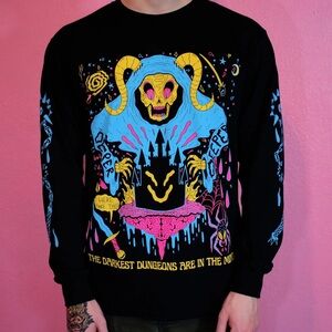 Wizard Of Barge Dungeon Minded Fantasy 
Longsleeve Shirt